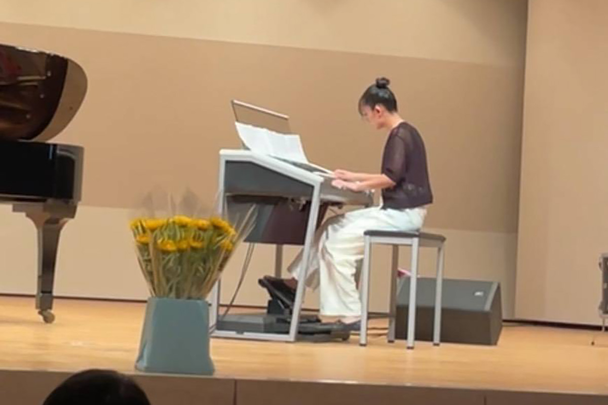 エレクトーン発表会風景